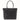 Grained Faux-Leather Tote Bag - Black_05