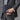 Synthetic Leather Clutch Bag - Navy_02