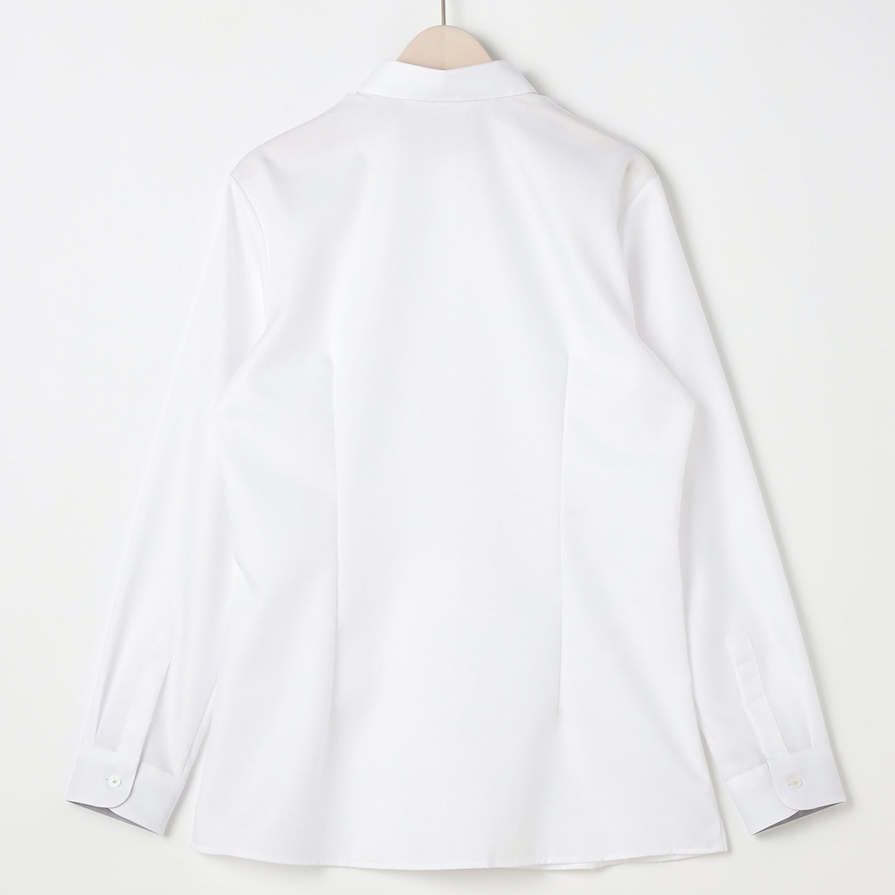 Women's Non-Iron Cotton Point Collar Shirt - White_14