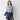 Women's SUPER Non-Iron Cotton Contrast Collar Shirt - Navy_01