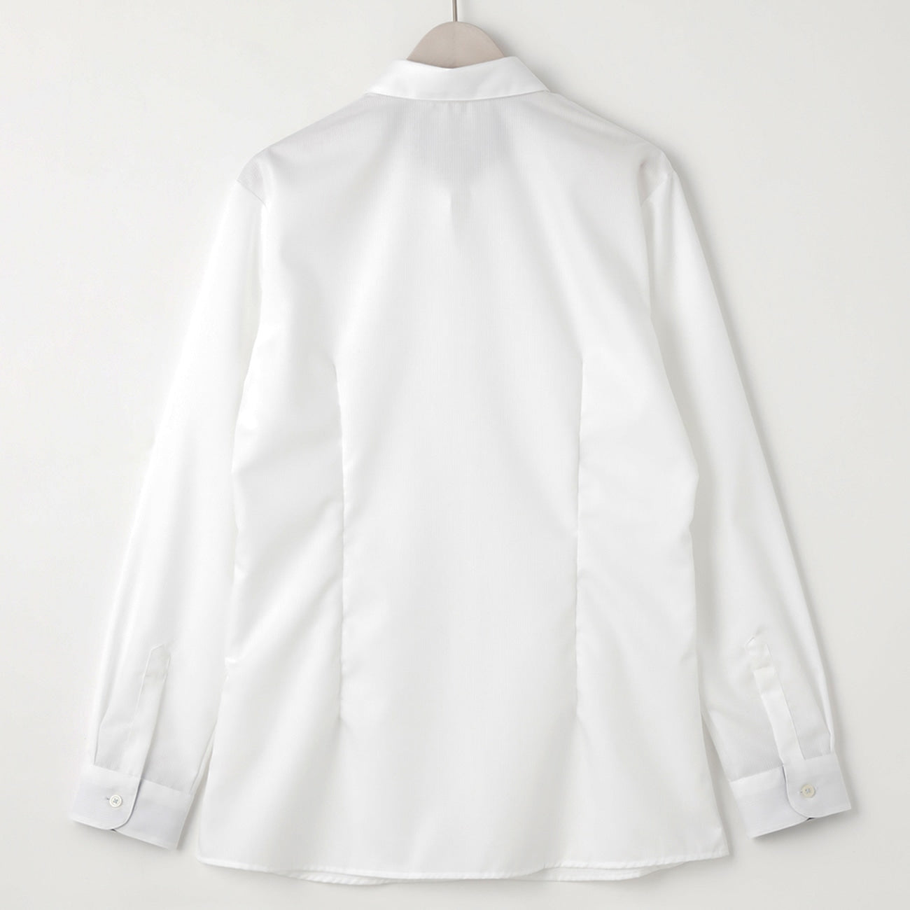 Non-iron Cotton Open Collar Shirt - White_15