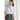 Women's Band Collar Short Sleeve Stripe Shirt - Blue_14