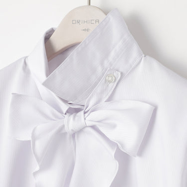 3-Way Point Collar Shirt with Ribbon and Frill - Pink_29