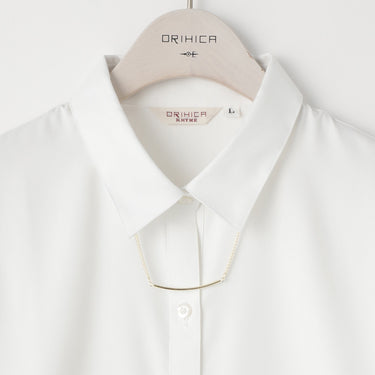 3-Way Point Collar Shirt with Accessories and Bowtie - White_29