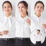 3-Way Point Collar Shirt with Accessories and Bowtie - White_21