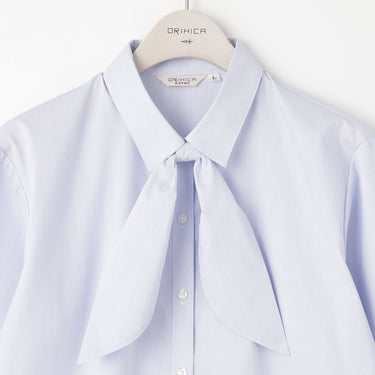 3-Way Point Collar Shirt with Accessories and Bowtie - Blue_29