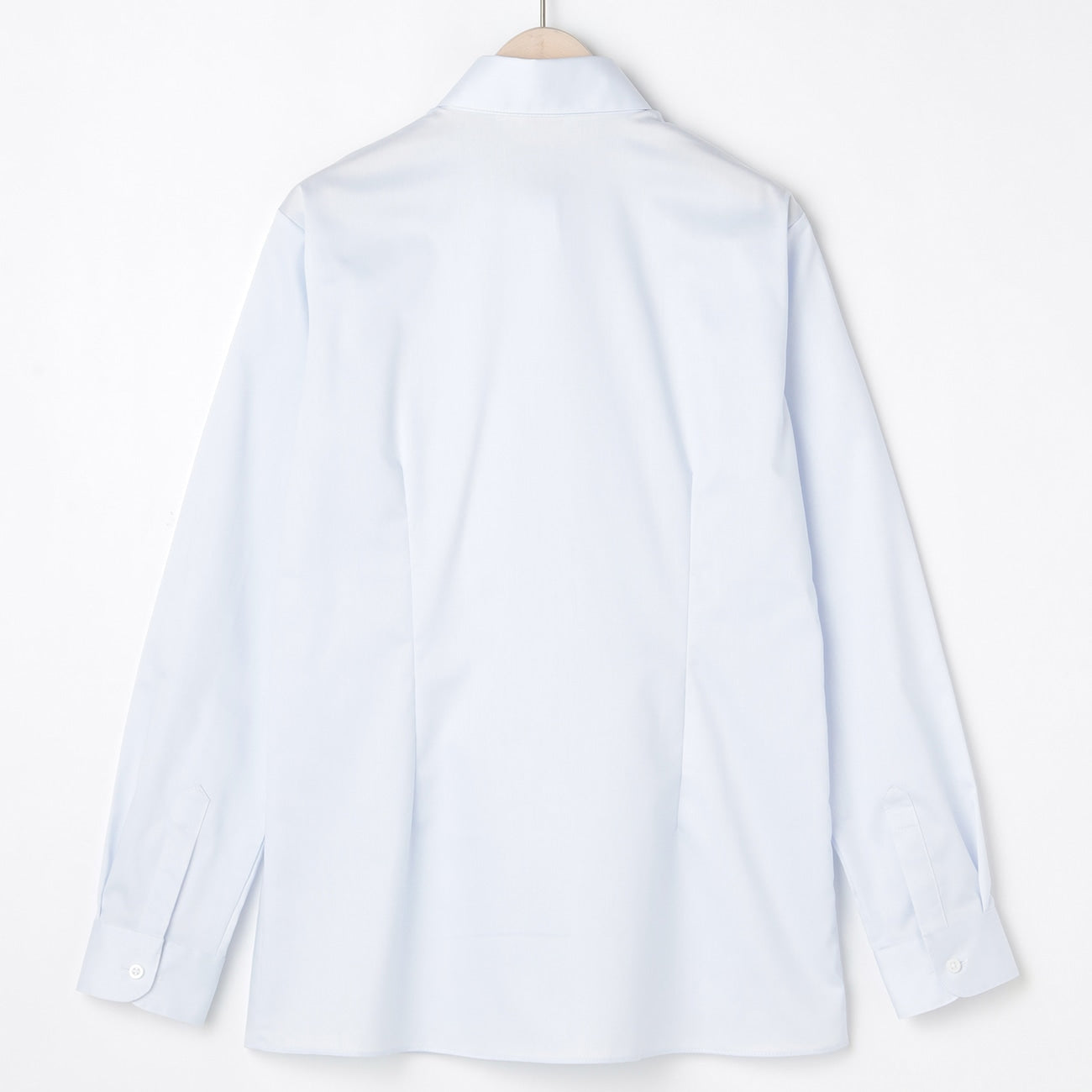 Non-iron Cotton Point Collar Shirt - Blue_14