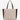 Multifunctional Contrast Belt Tote Bag - Beige_05