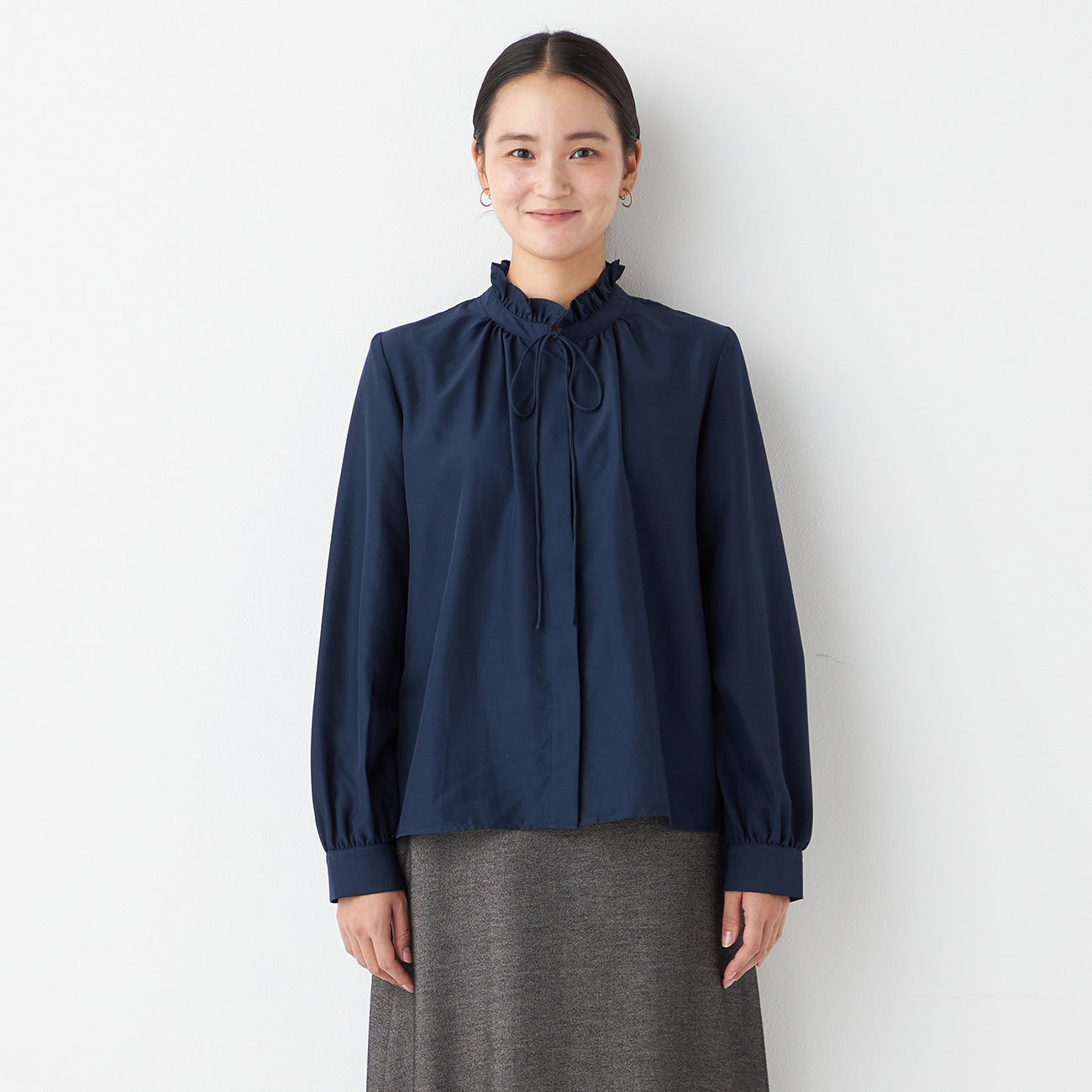 Ruffle-Trim Blouse_26