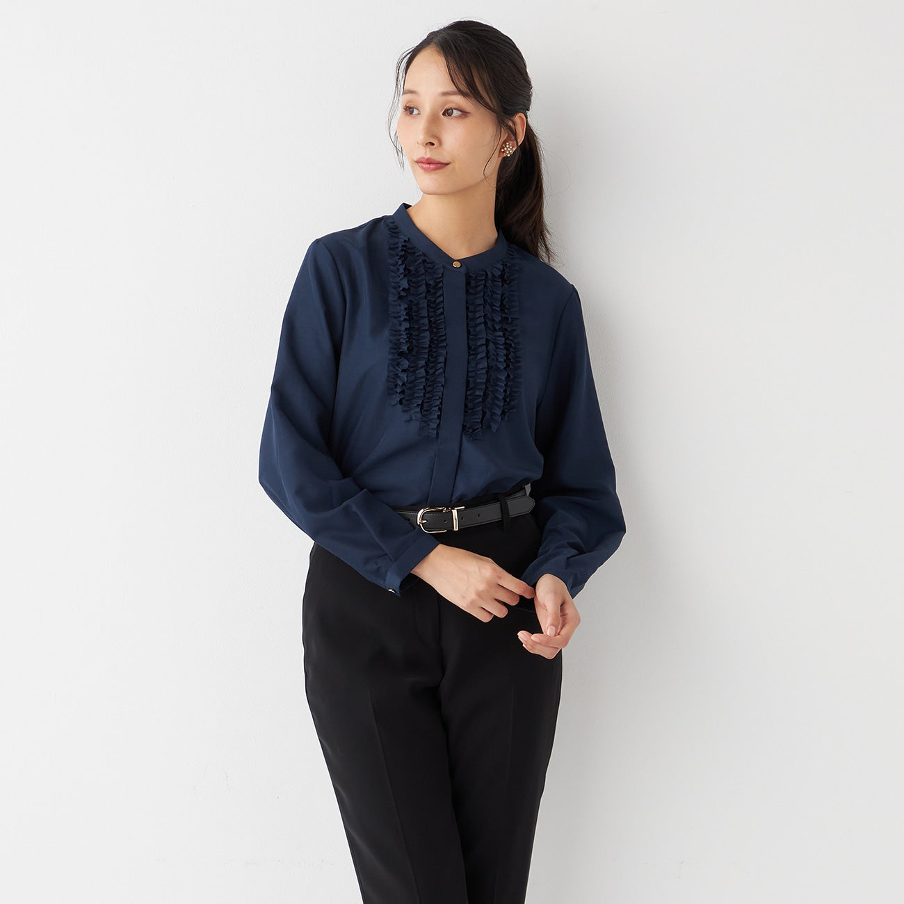 Ruffle-Front Blouse_22