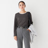 Contrast-Trim Ribbed Blouse_16