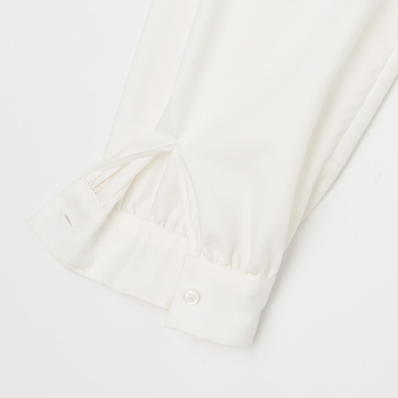 荷叶边双色上衣 - 白色_22