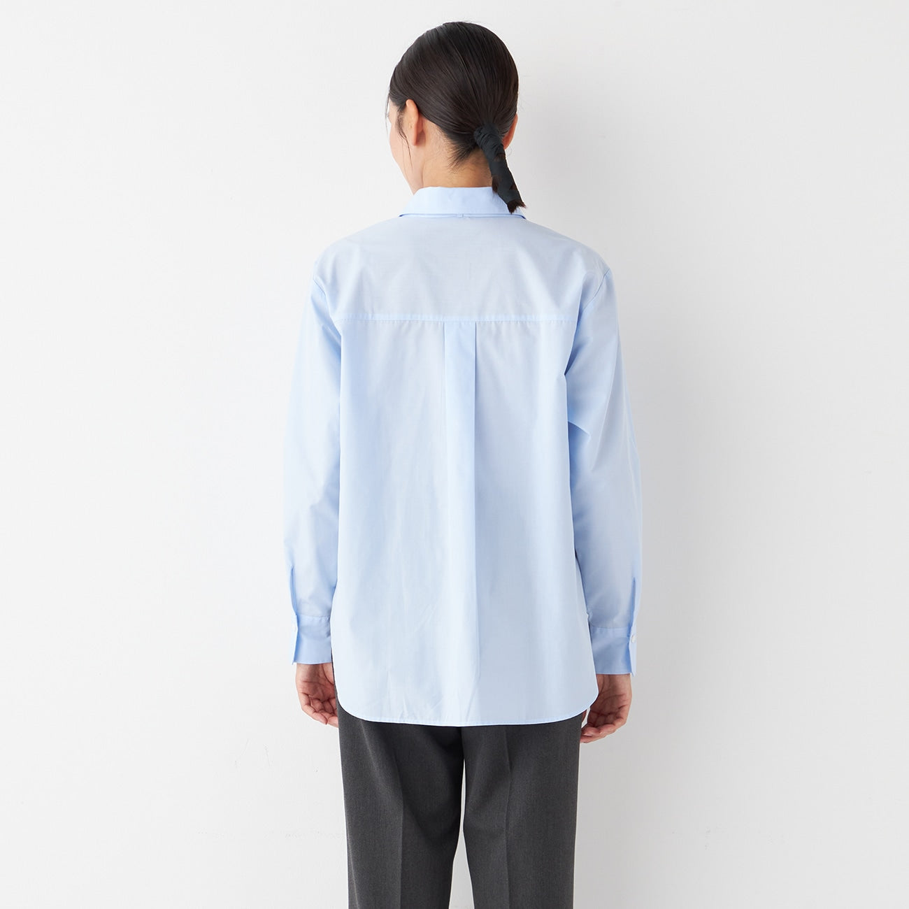 蝴蝶结上衣 - 蓝色_24