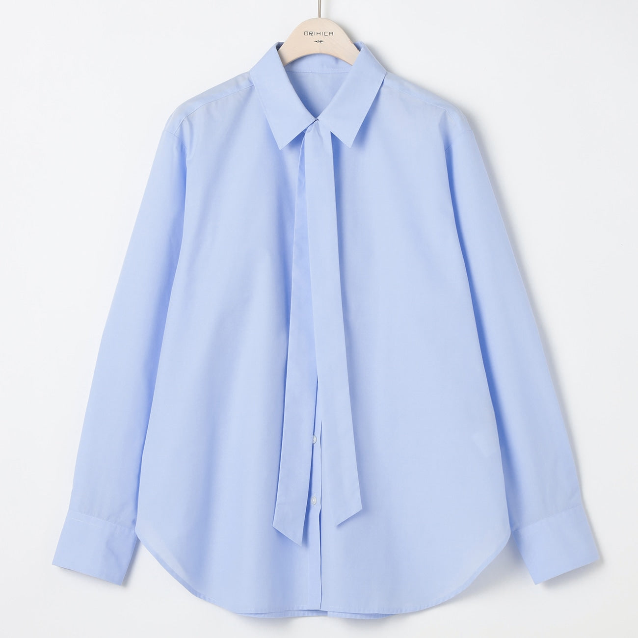 蝴蝶结上衣 - 蓝色_25