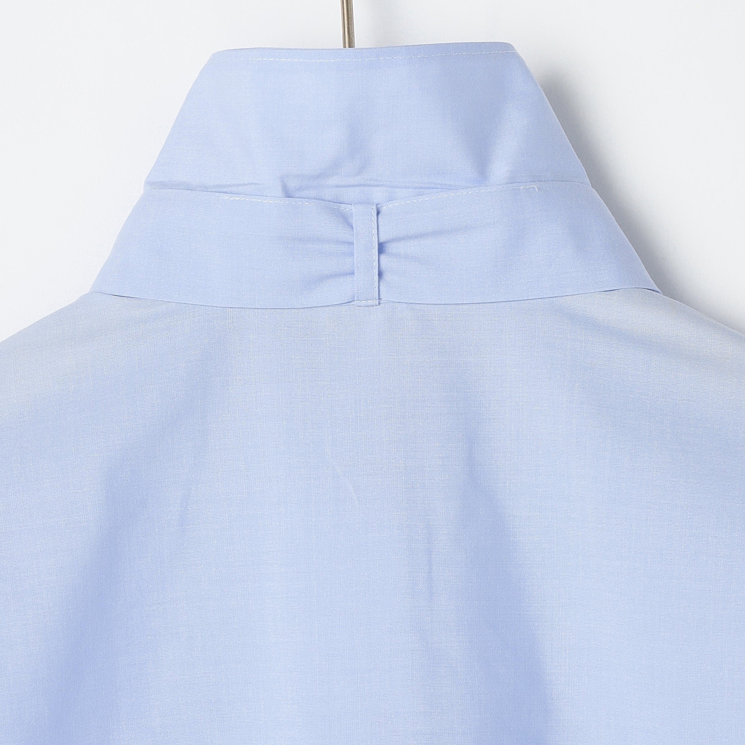 蝴蝶结上衣 - 蓝色_30