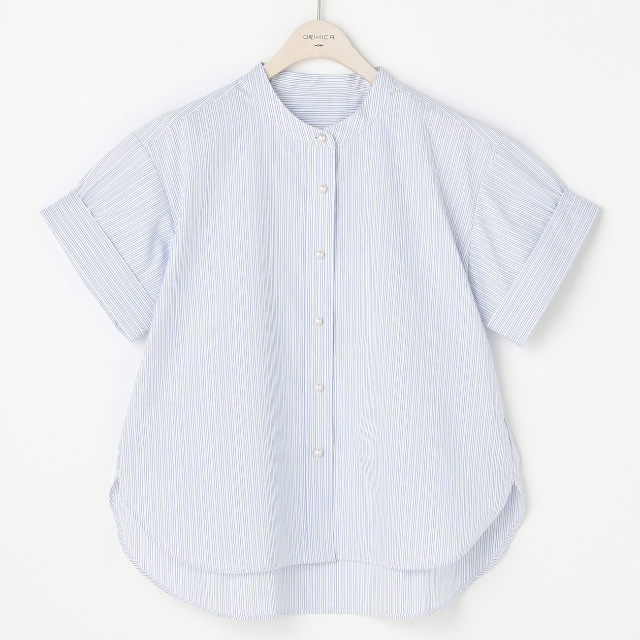 Pearl-like Button Blouse_24