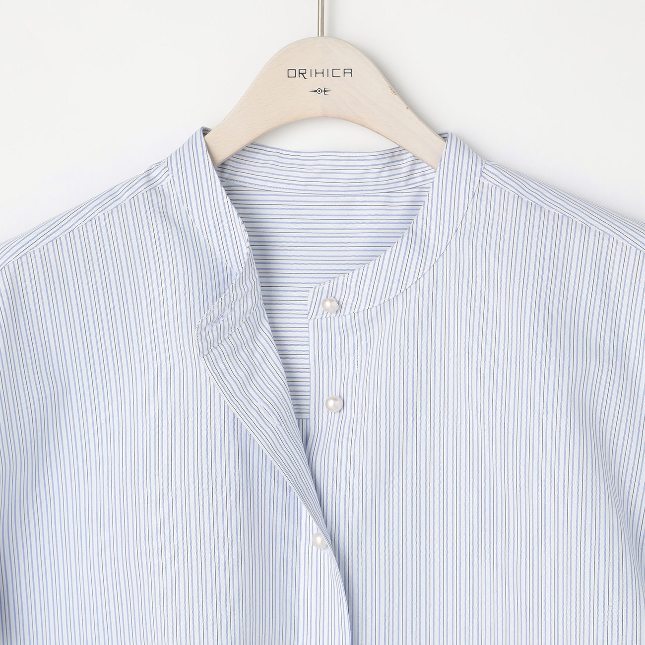 Pearl-like Button Blouse_26