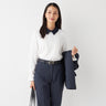 Collared Tucked Blouse_17
