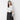 Ruffle Stand Collar Stripe Blouse - White_11