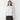 Ruffle Stand Collar Stripe Blouse - White_12