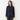 Ruffle Stand Collar Blouse - Navy_12