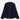 Ruffle Stand Collar Blouse - Navy_14