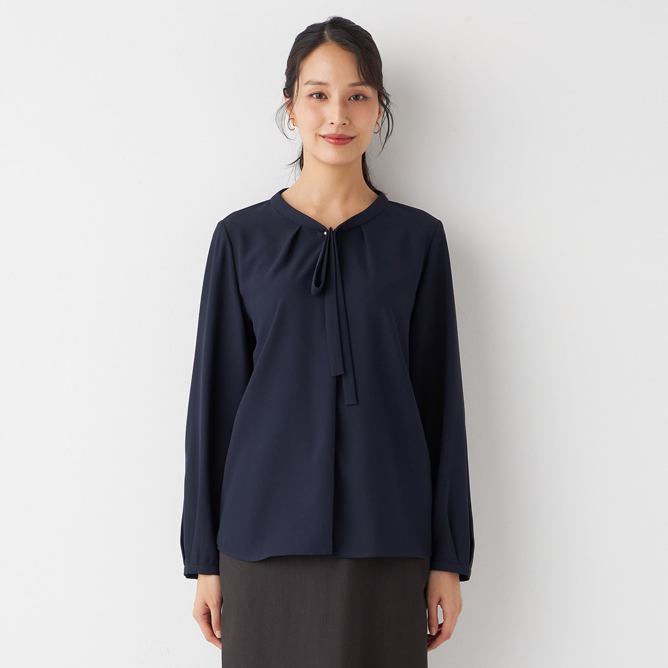 Ribbon Tie Blouse_23