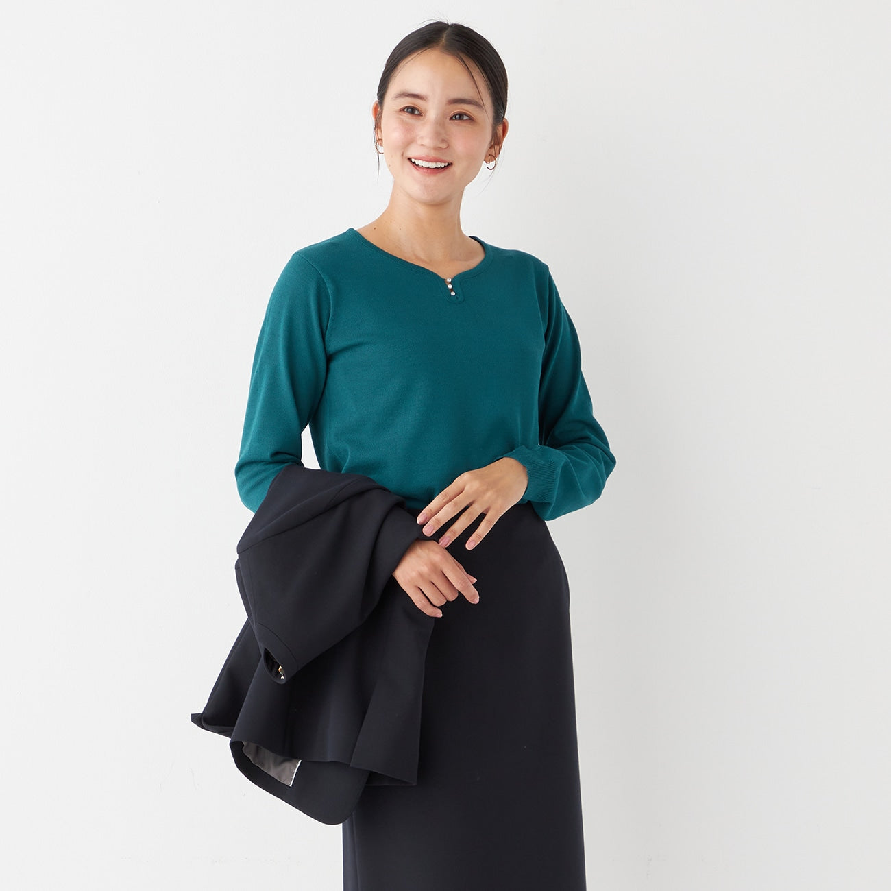 V 领套头毛衣_38