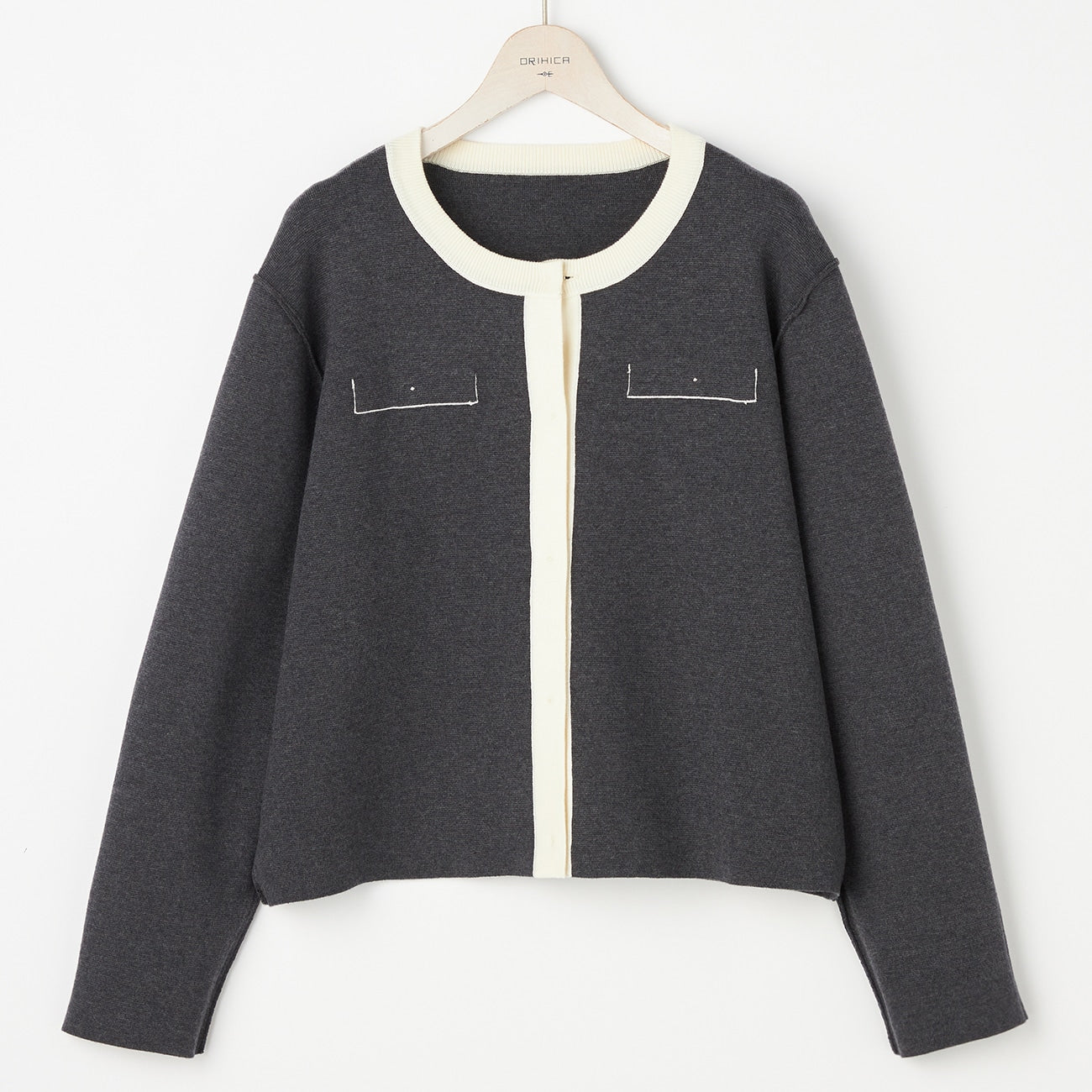 紧凑型针织外套