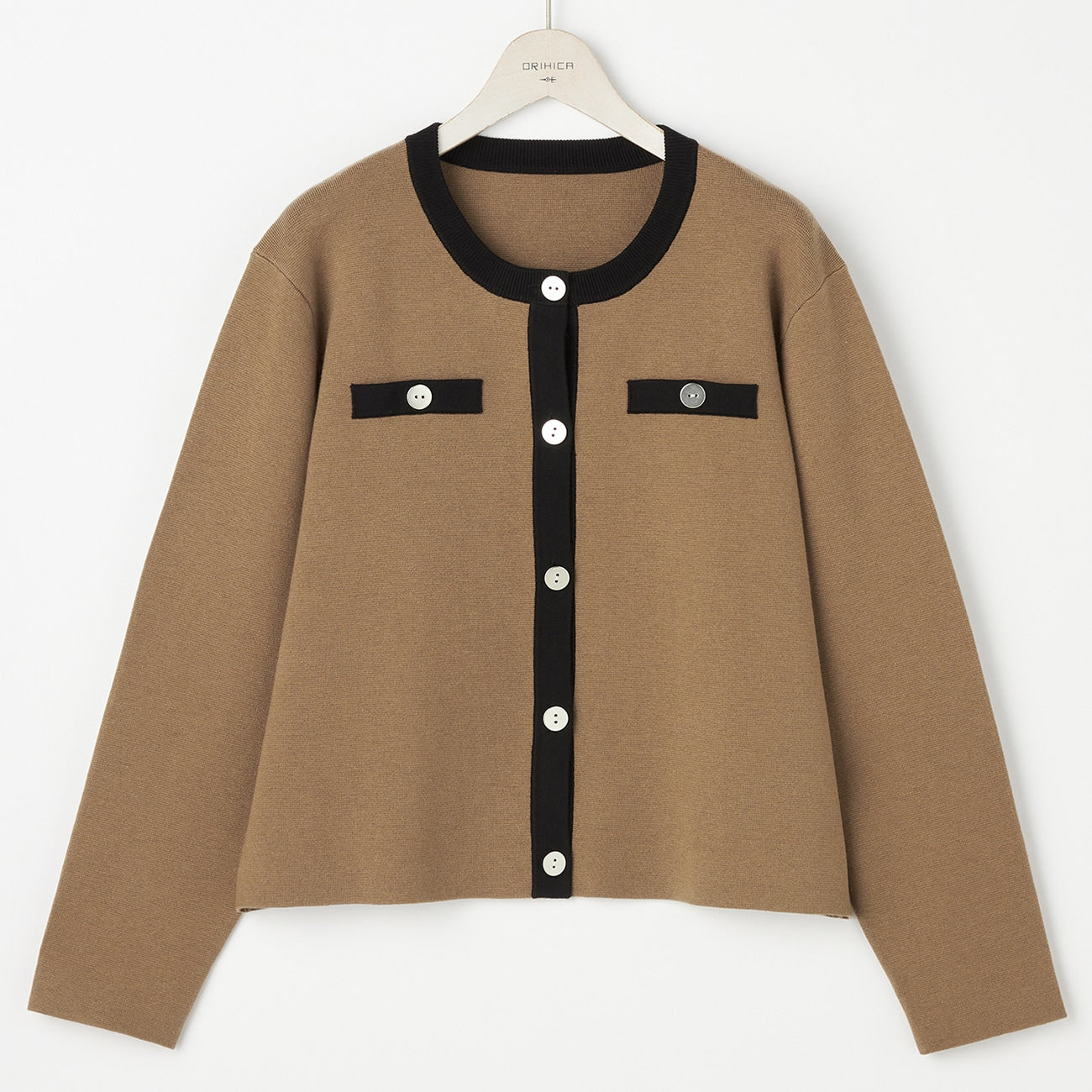 紧凑型针织外套