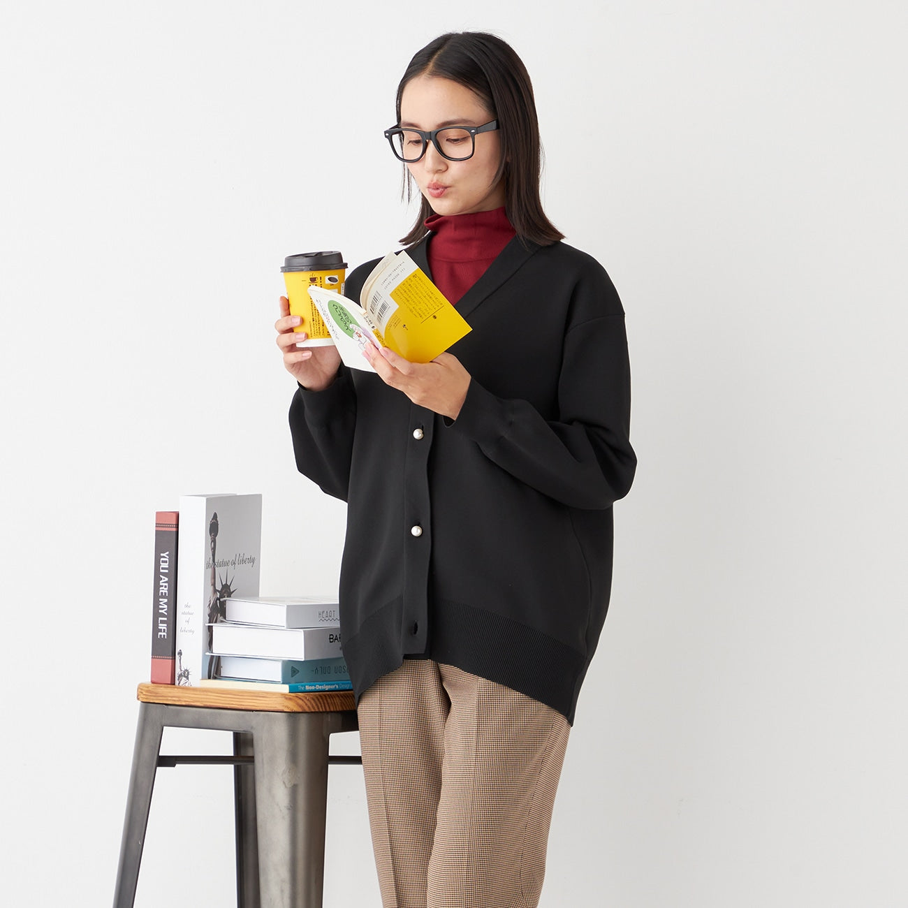 Pearl-Button Knit Jacket_22