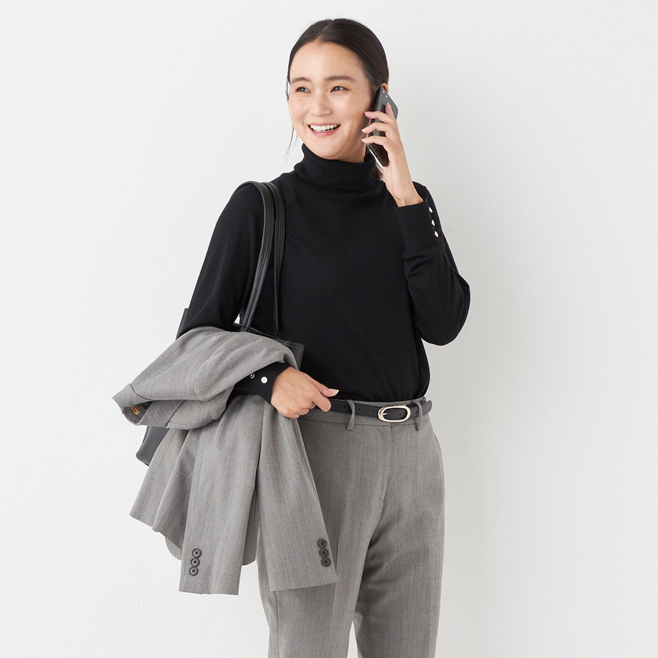 袖扣高领毛衣_46