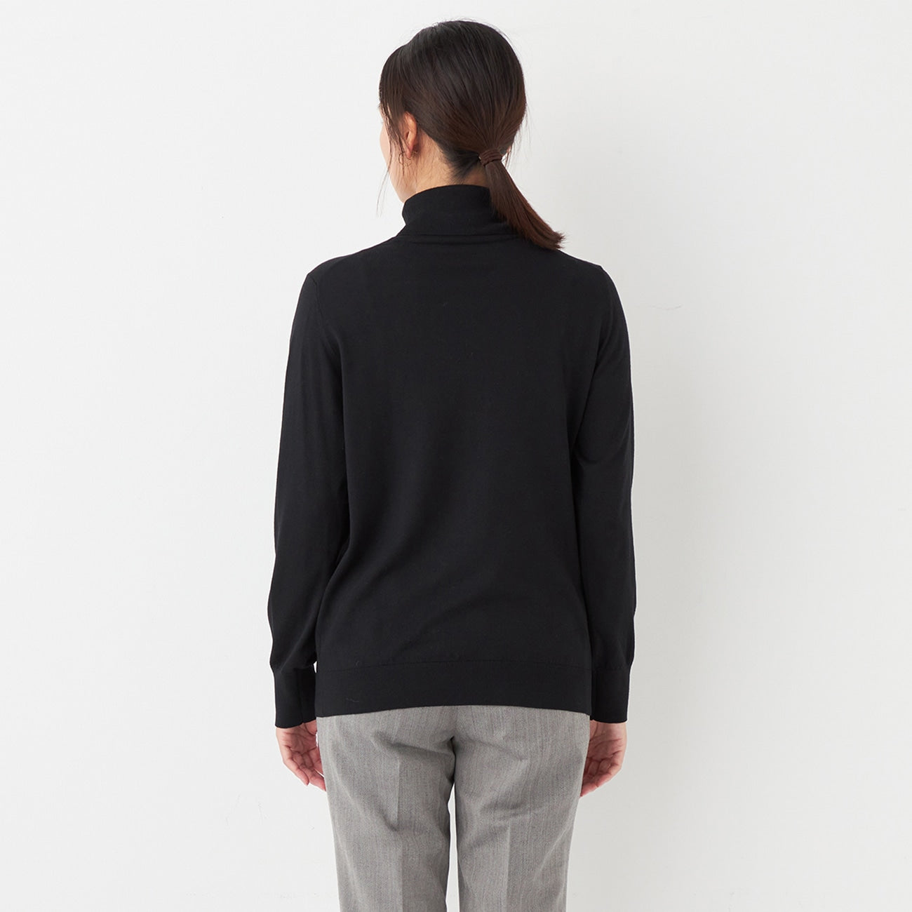 袖扣高领毛衣_48