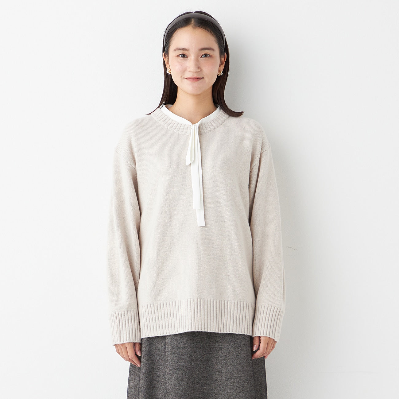 蓬松中号圆领毛衣_33