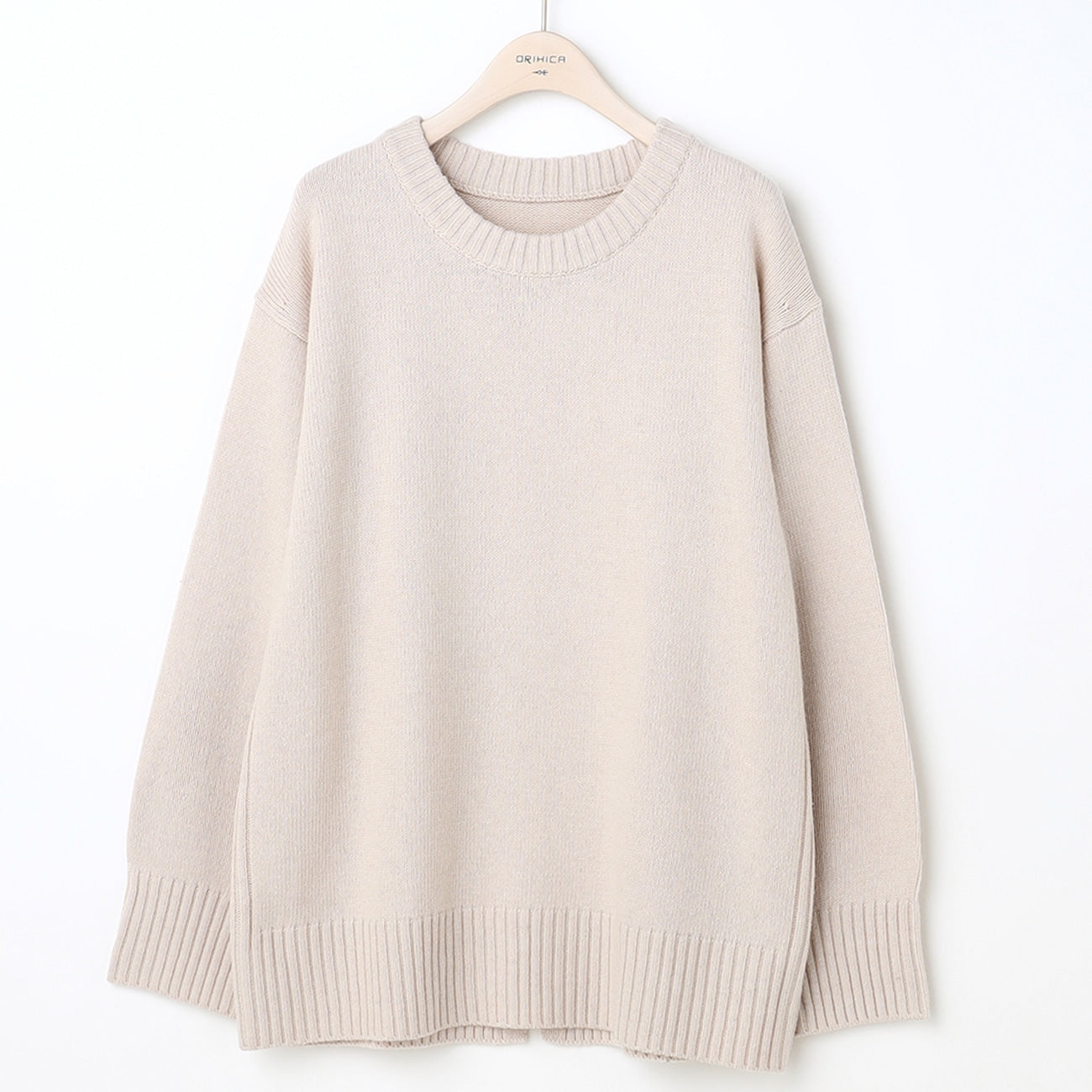 蓬松中号圆领毛衣_35