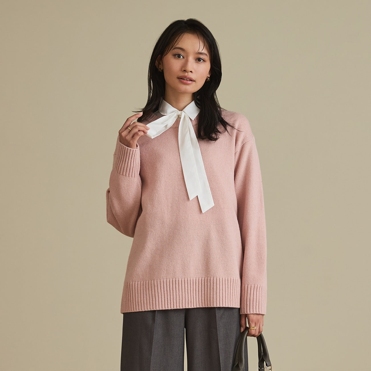 蓬松中号圆领毛衣_54