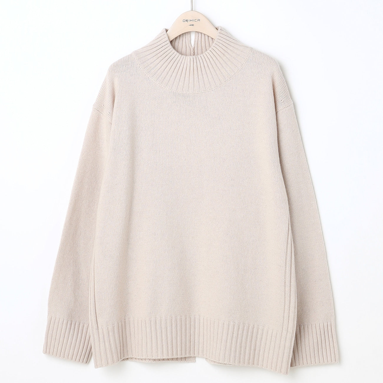 蓬松中号高领圆领毛衣_39