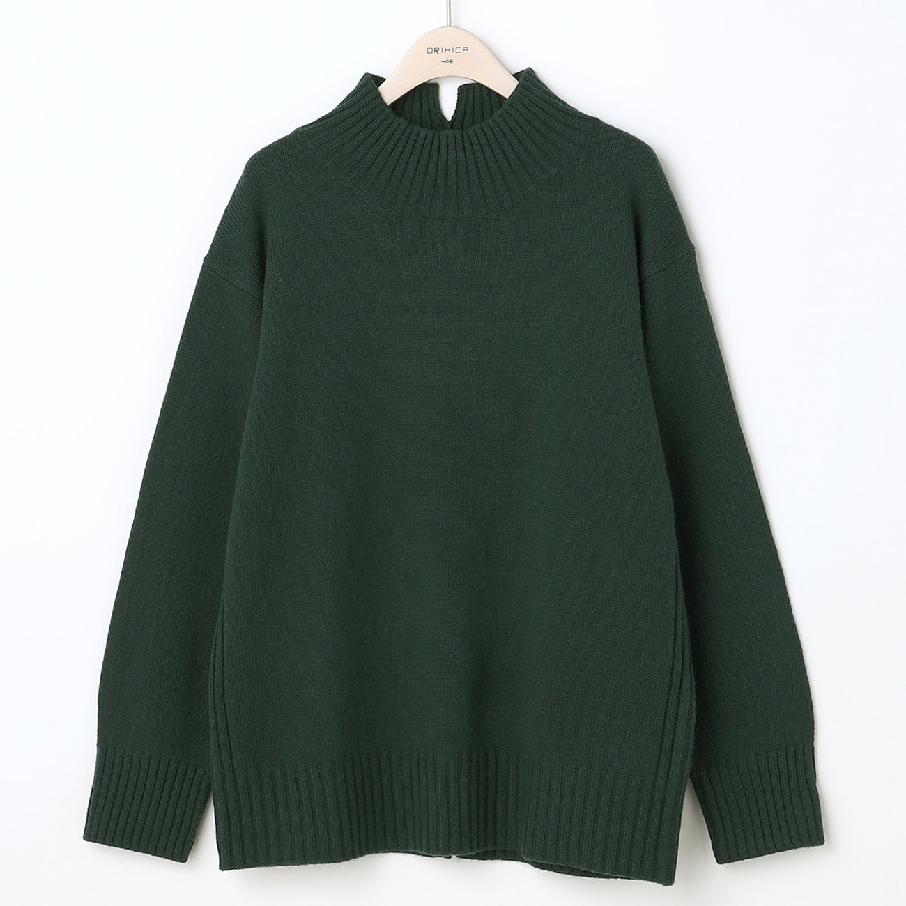 蓬松中号高领圆领毛衣_48