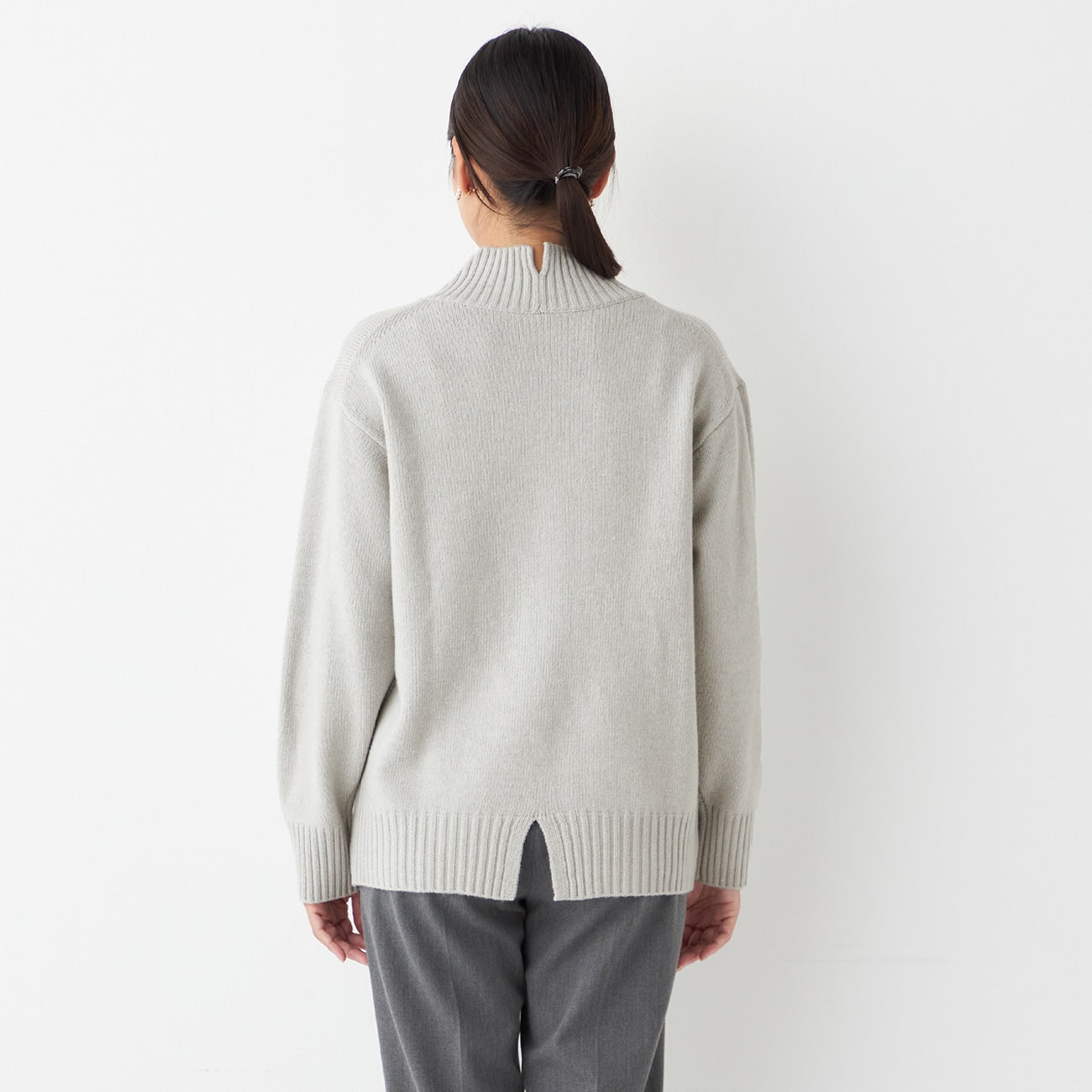 蓬松中号高领圆领毛衣_56