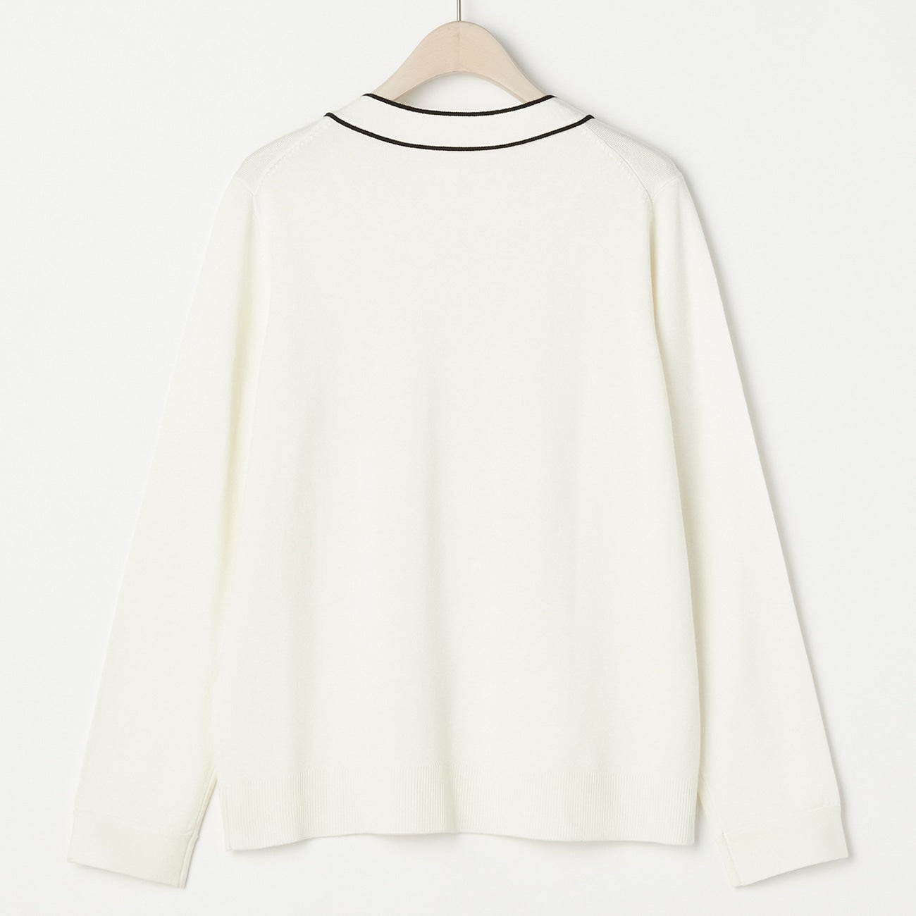 撞色领结针织上衣_26