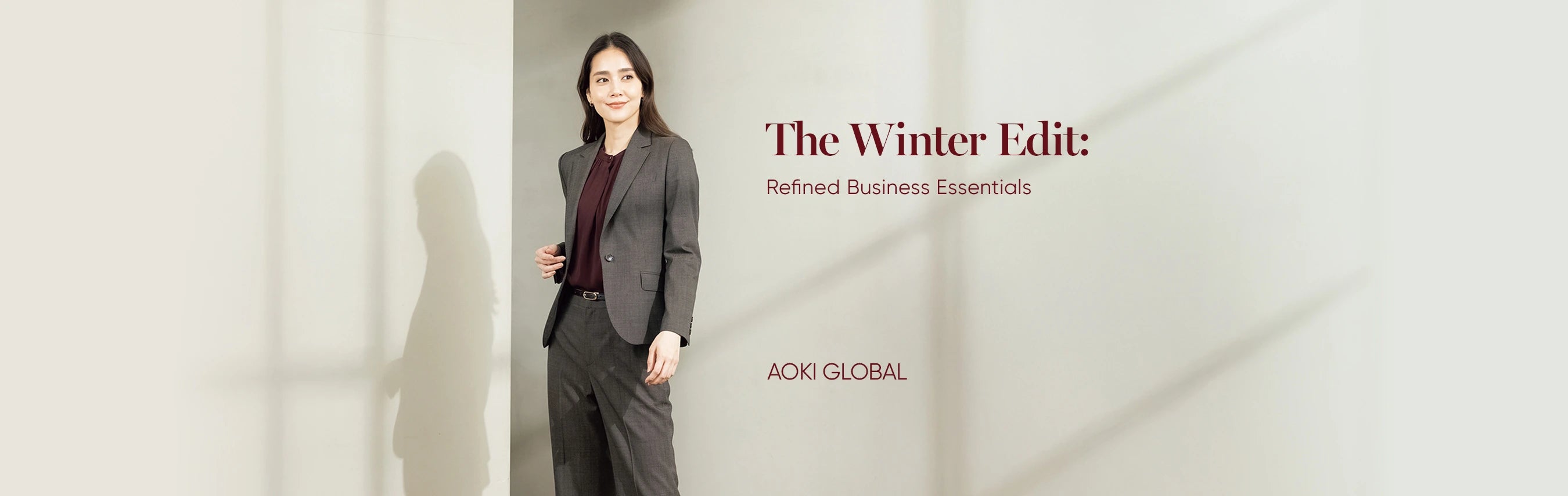 The Winter Edit: Refined Business Essentials AOKI GLOBAL