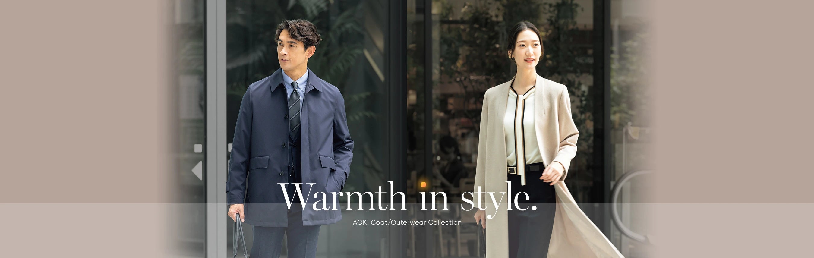 Warmth in style. AOKI Coat, Outerwear Collection
