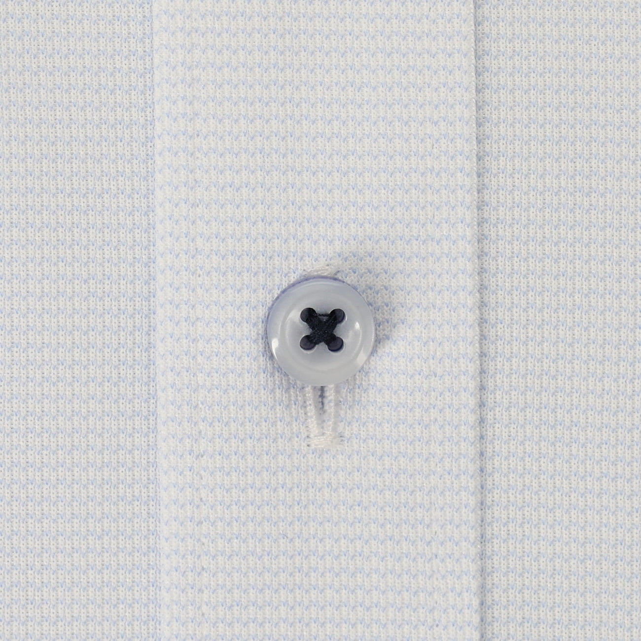 LES MUES 免熨烫 Super Stretch Blue 标准领衬衫 - 标准合身版型 [Recycled 材质] (可回收材质)