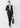 Washable Stretch Shadow Stripe Notch Lapel Jacket - Navy_37