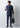 Denim-like Snap-down Shirt - Navy_18