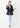 THE THIRD SUITS Seersucker Double Breasted Jacket - Navy_34
