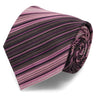Stripe Slim Tie -Pink_01
