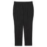 Adjustable Hem Stretch Tapered Pants - Black_01