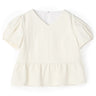 Peplum Blouse - Off-white_01