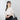 Different Fabric Pleated Sleeve Blouse_12